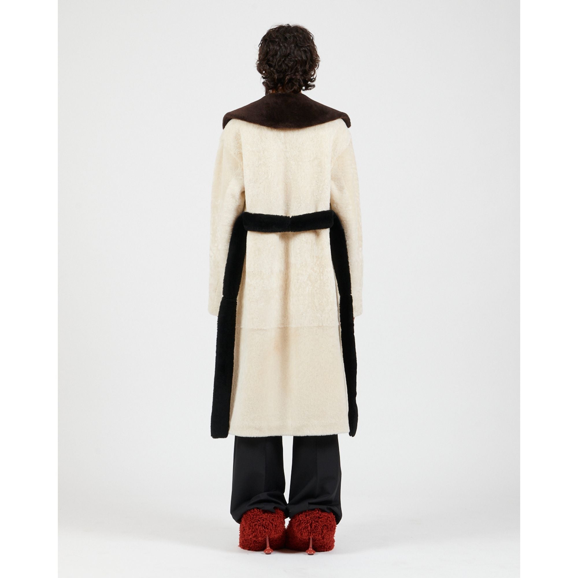 Women Coat - Gold/Black/Brown