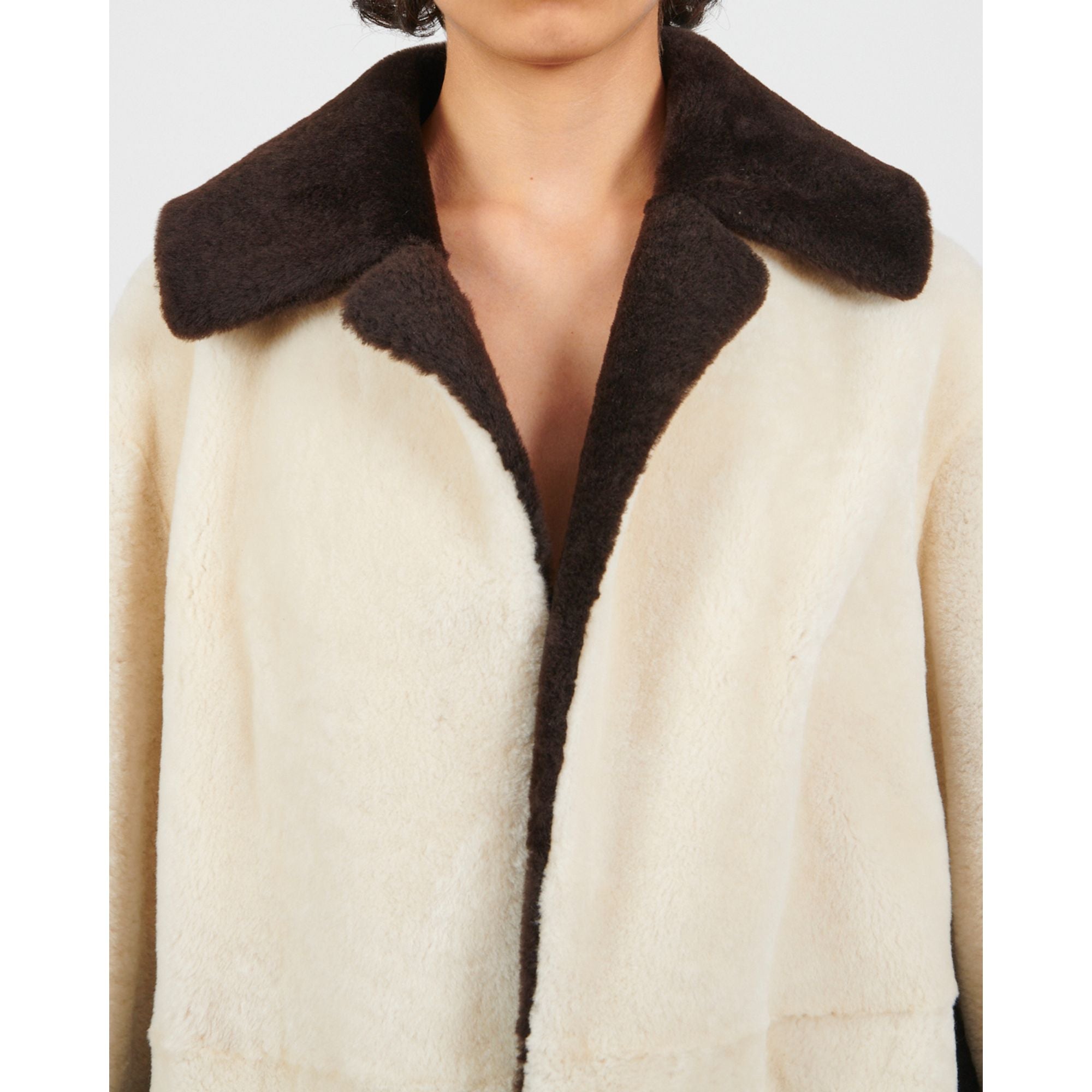 Women Coat - Gold/Black/Brown