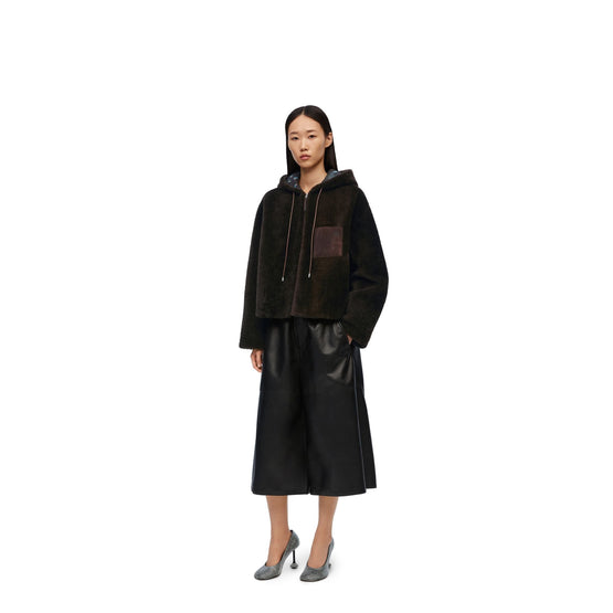 Women Hooded Jacket - Chocolate