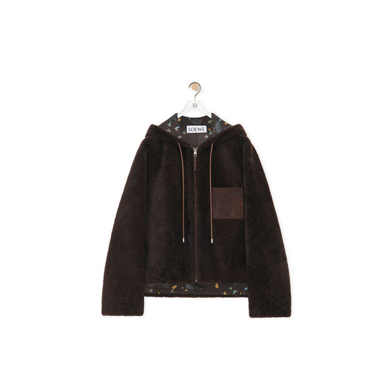 Women Hooded Jacket - Chocolate
