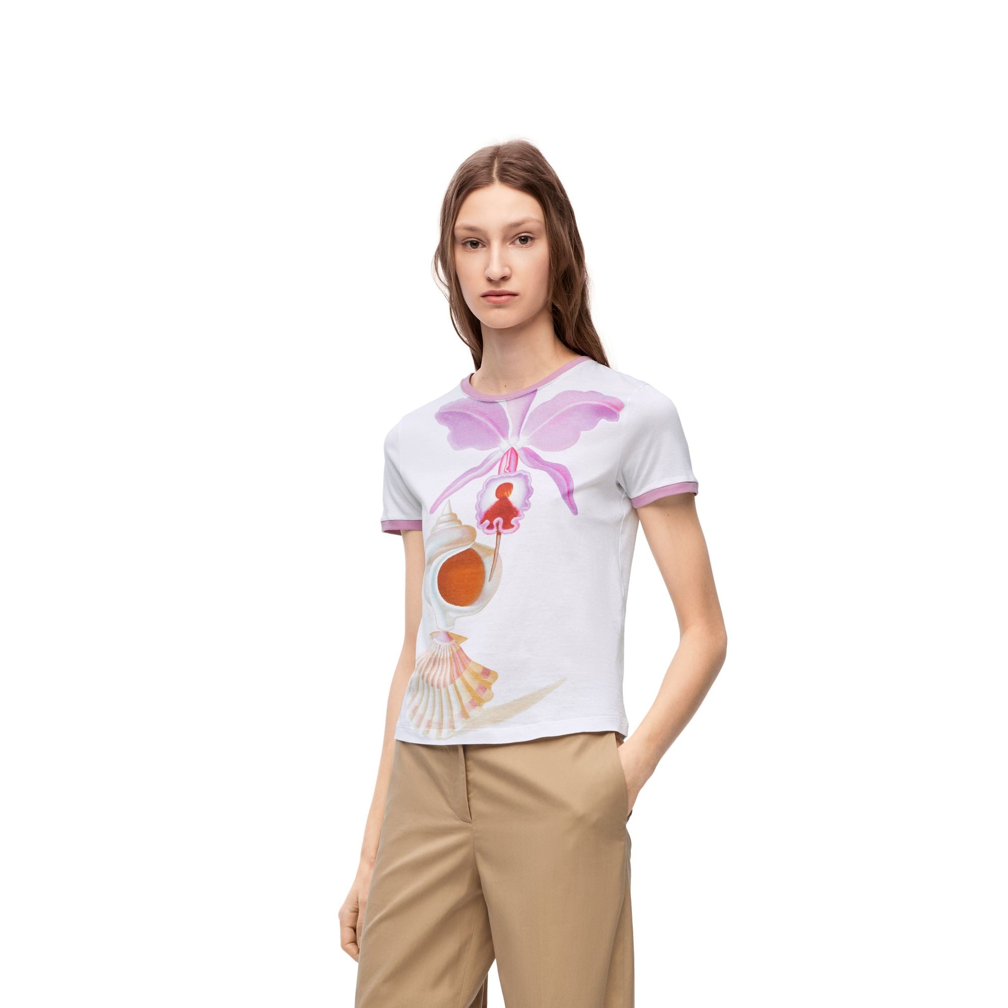 Women Maruja Mallo Print T-Shirt - White/Multicolor