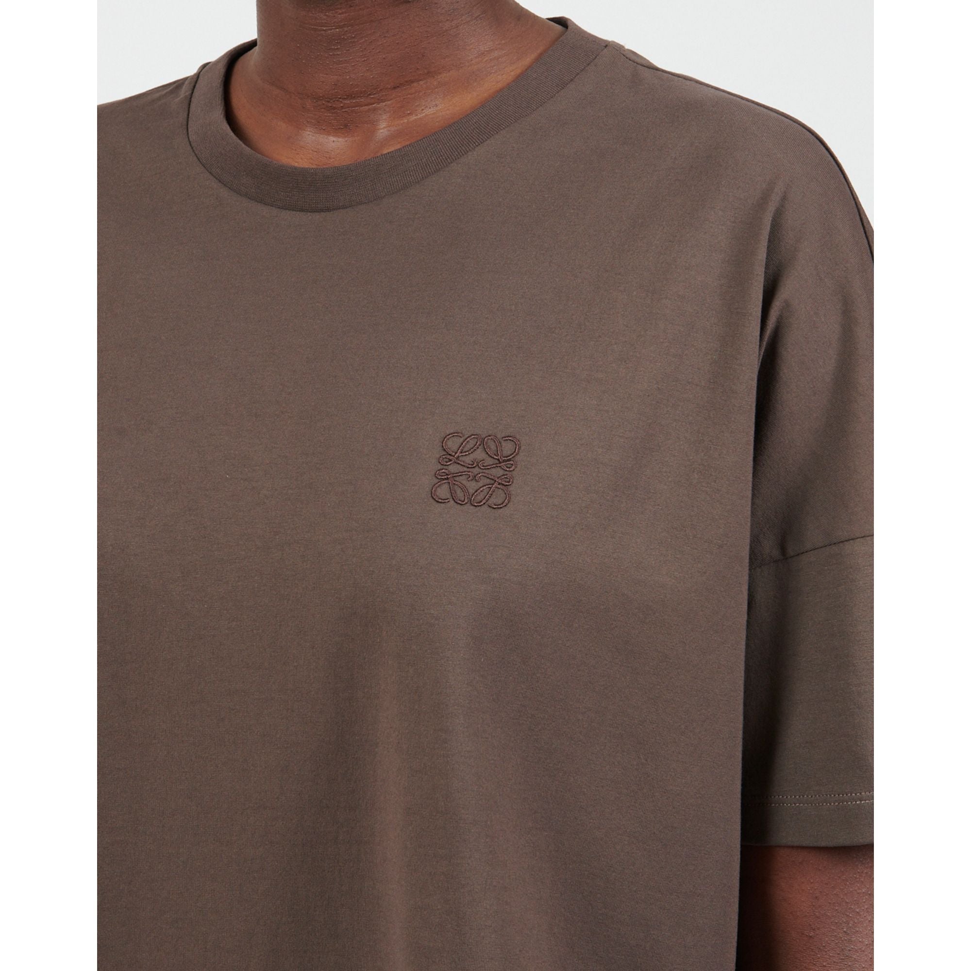 Women Boxy Fit T-Shirt - Dark Taupe