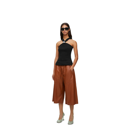 Women Anagram Pebble Top - Black