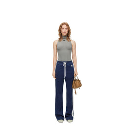 Women High Neck Top - Sparkling Grey