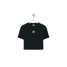 Women Cropped Top - Black