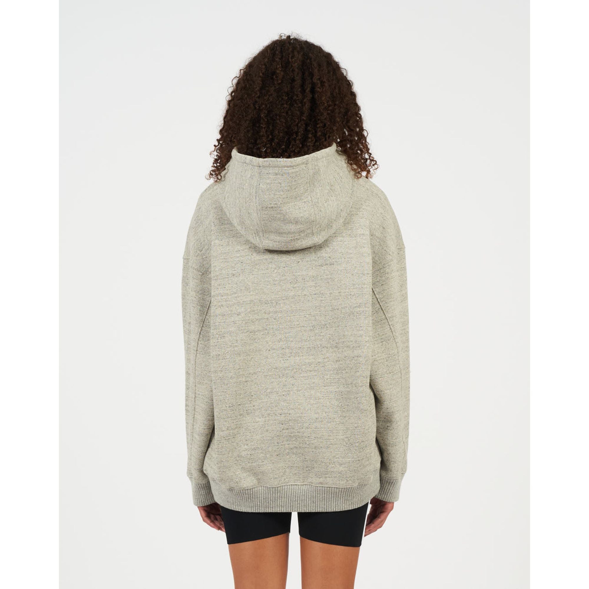 Women Loewe Oversize Hoodie - Grey Melange
