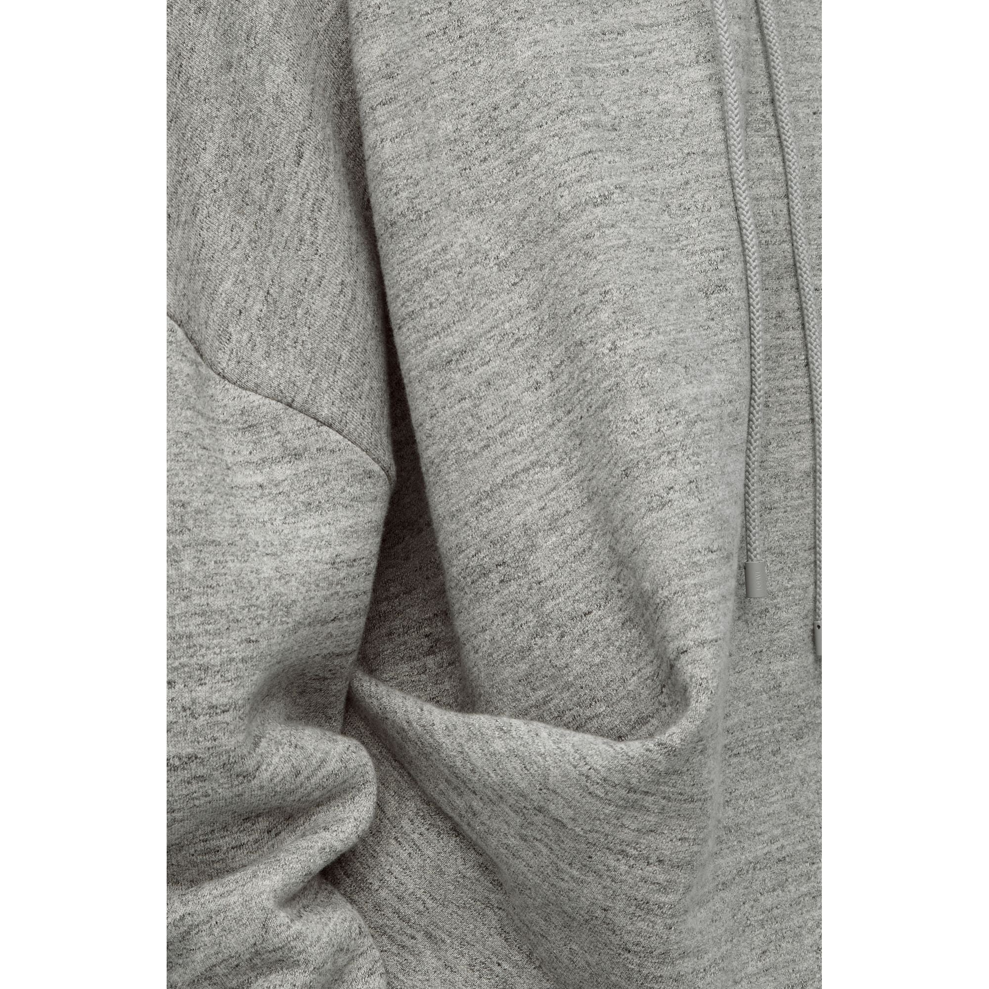 Women Draped Hoodie - Light Grey