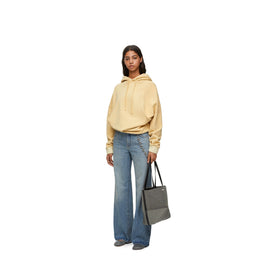 Women Draped Hoodie - Vanilla