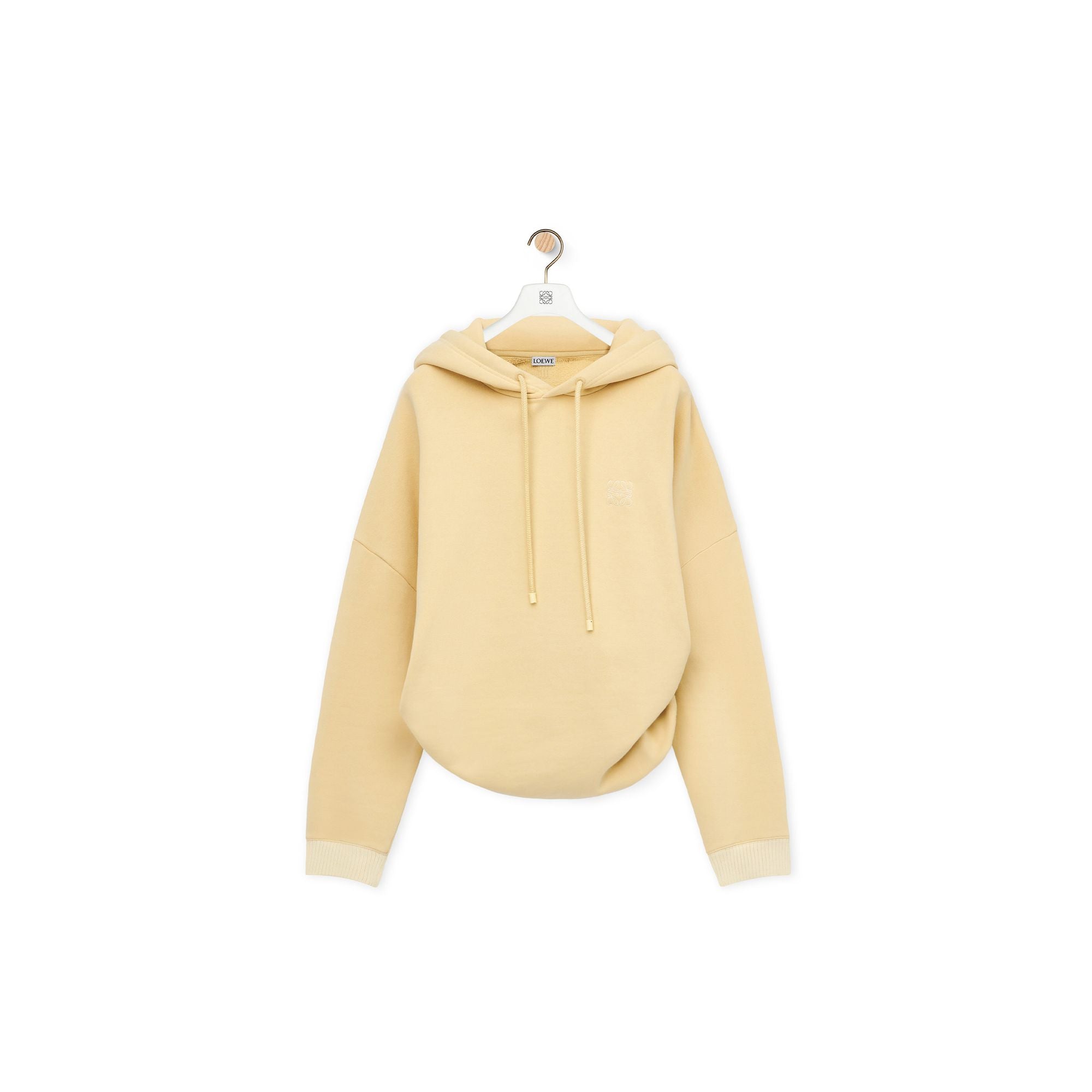 Women Draped Hoodie - Vanilla
