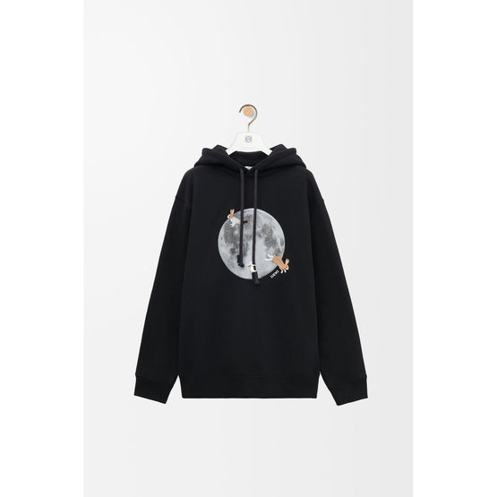 Women Loose Fit Hoodie - Black