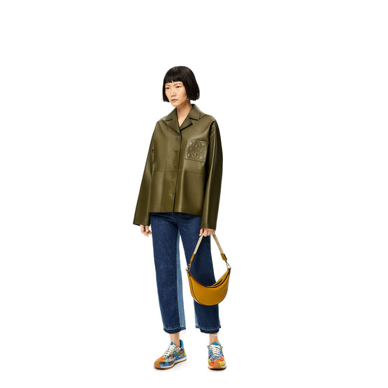 Women Pyjama Blouse - Dark Khaki