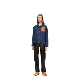 Women Workwear Jacket - Denim Blue/Light Denim Blue