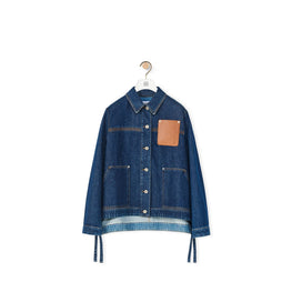 Women Workwear Jacket - Denim Blue/Light Denim Blue