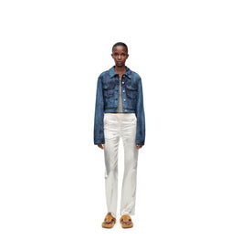 Women Pixelated Jacket - Raw Denim