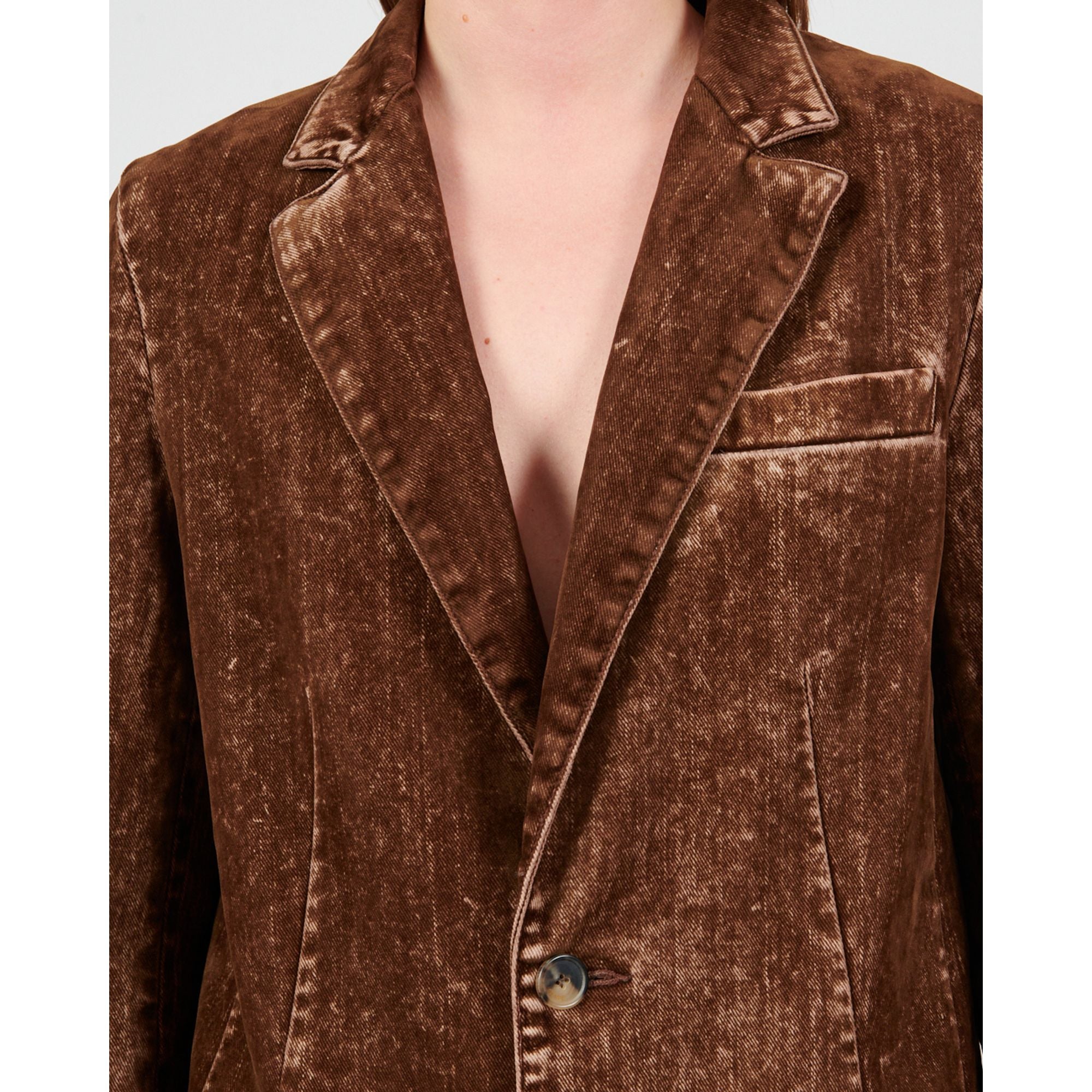 Women Blazer - Truffle