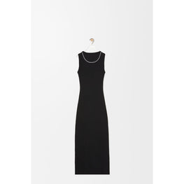 Women Anagram Tank Dress - Black