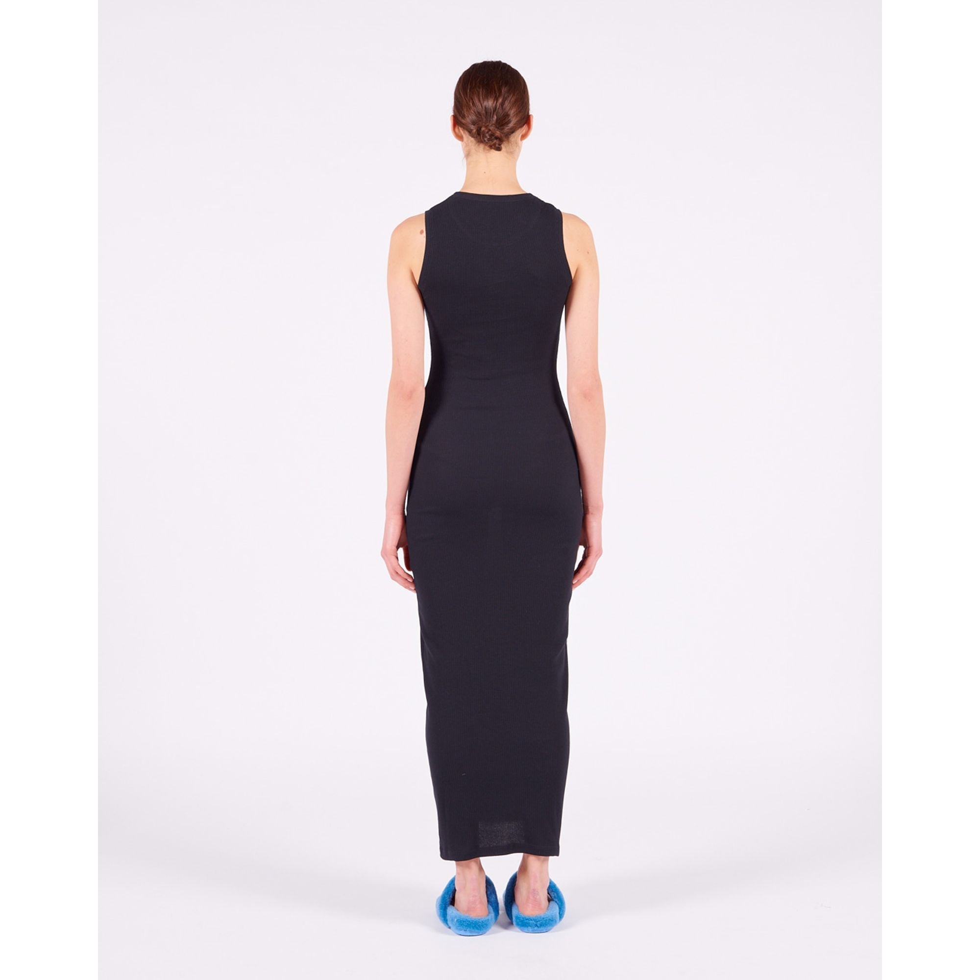 Women Anagram Tank Dress - Black