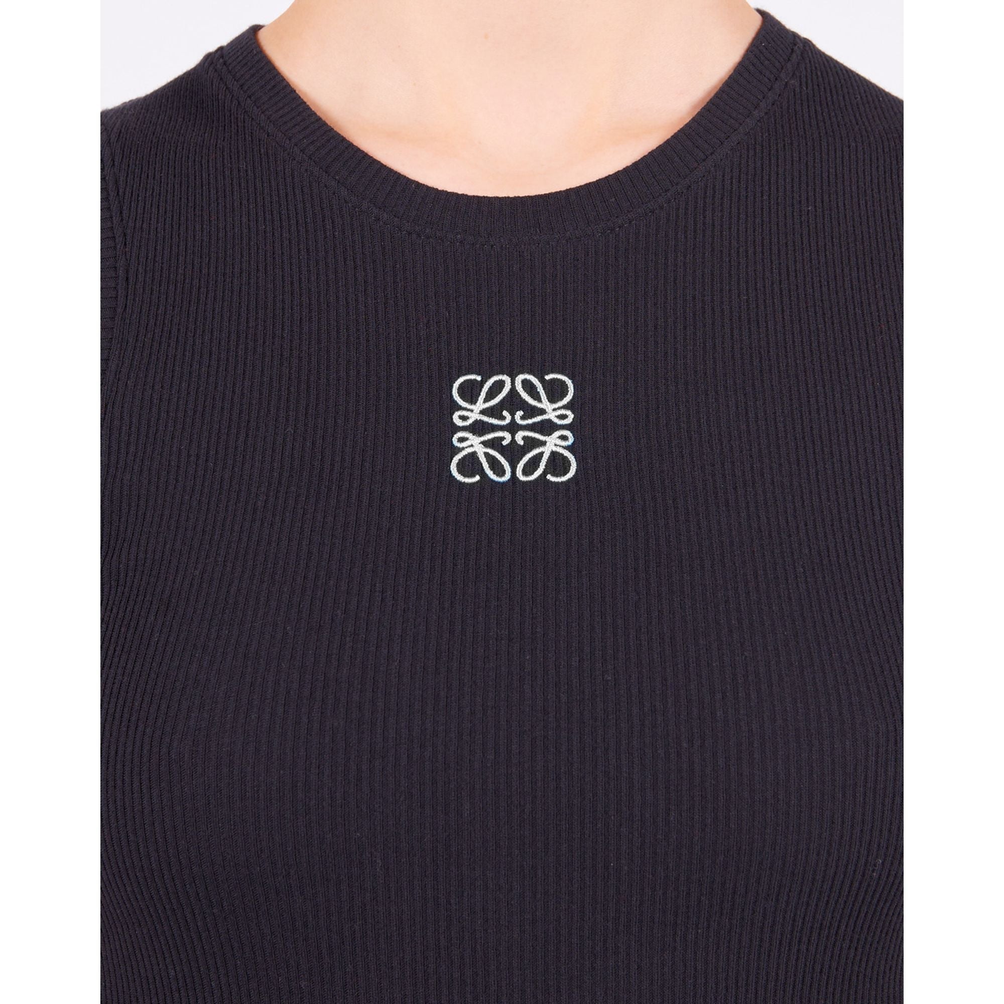 Women Anagram Tank Dress - Black