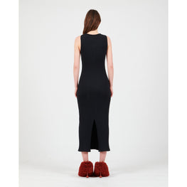Women Anagram Pebble Dress Af - Black