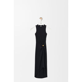 Women Pebble Dress Af - Black