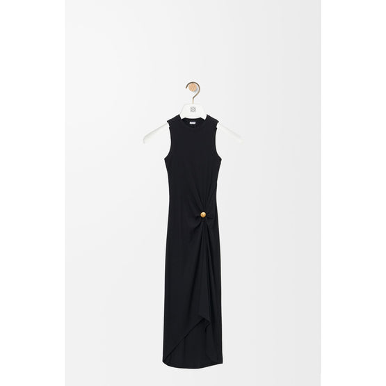 Women Pebble Dress Af - Black
