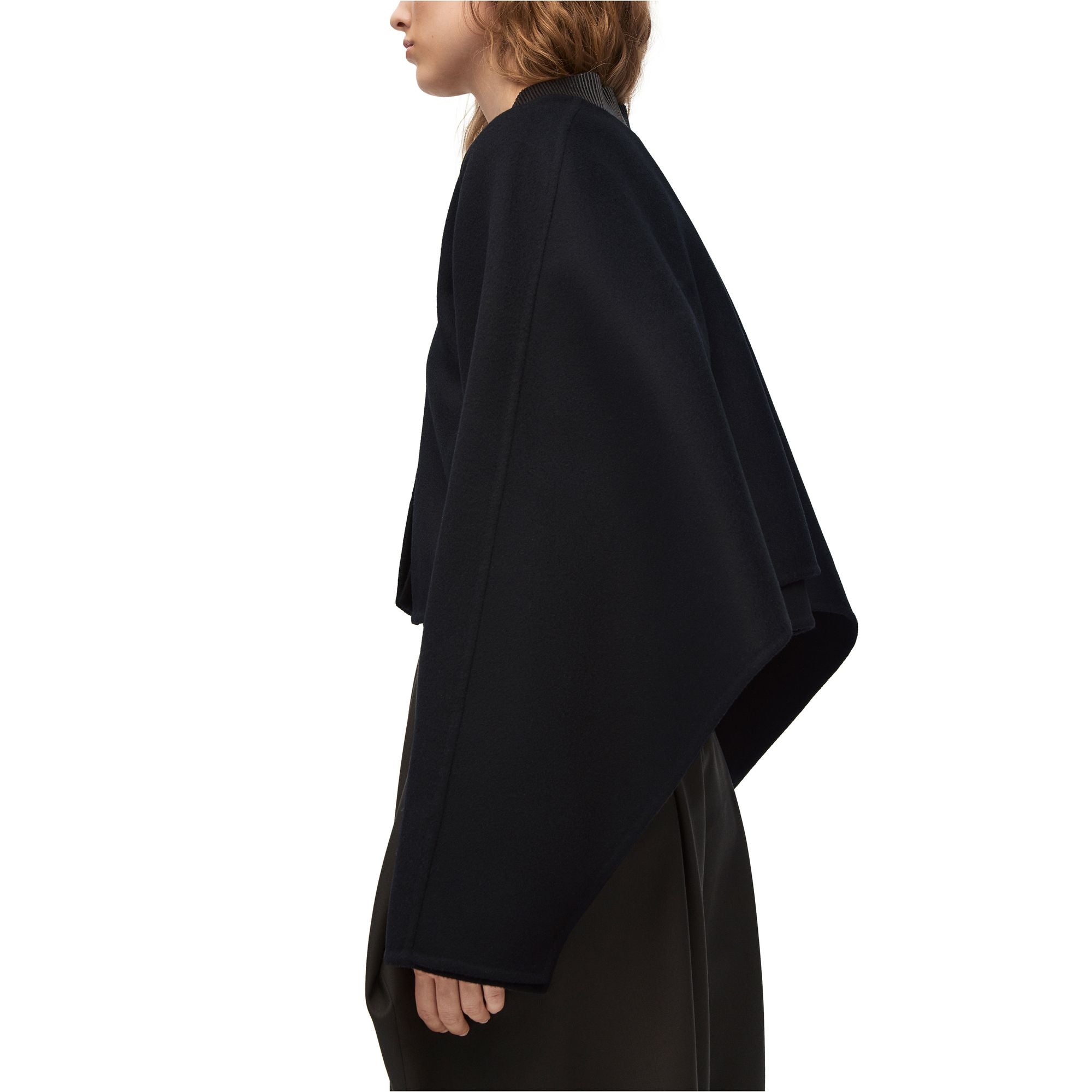Women Cropped Jacket - Black