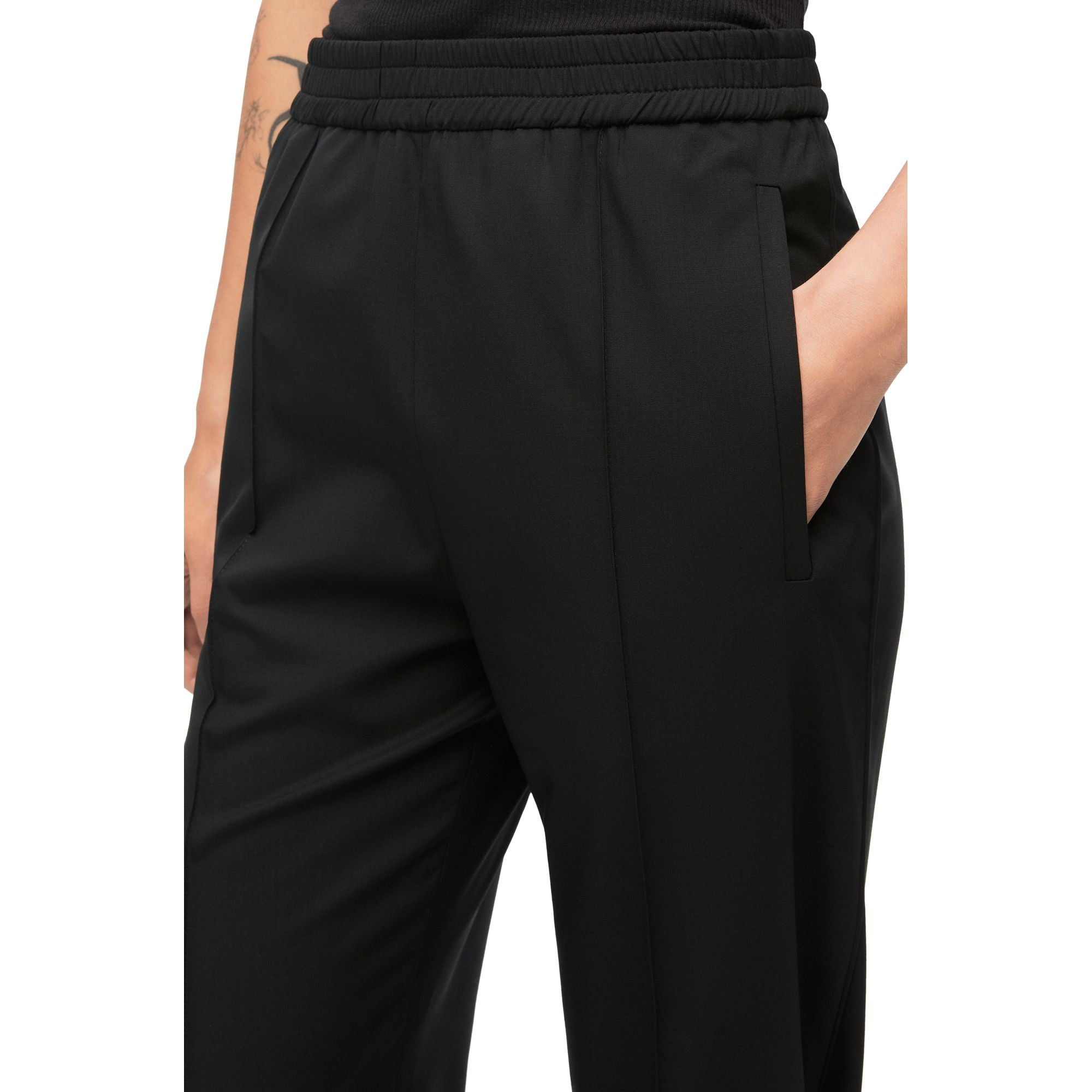 Women Tracksuit Trousers - Black