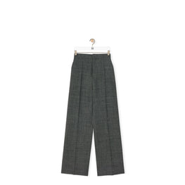 Women High Waisted Trousers Af - Black/White