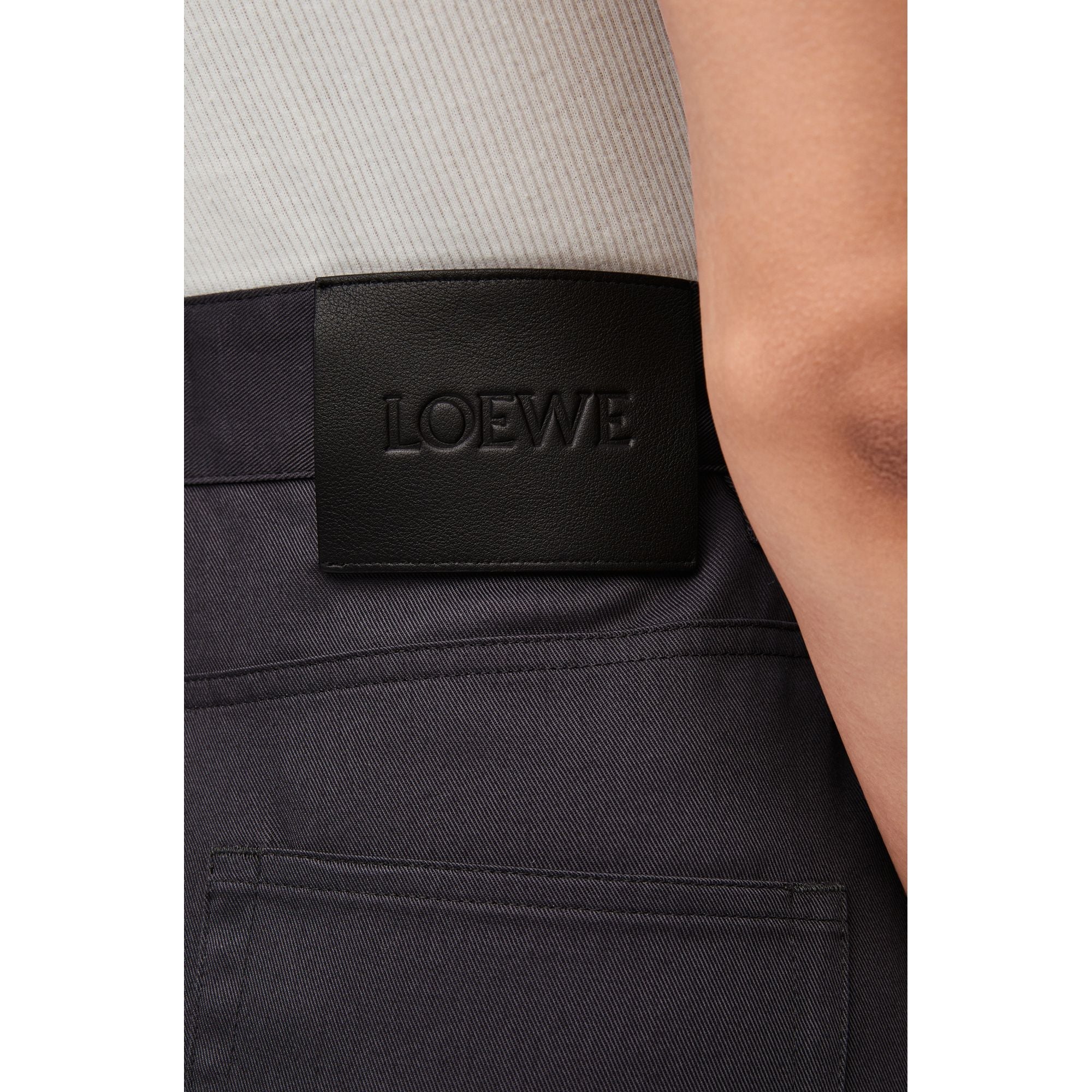 Women High Waisted Trousers - Deep Pavement