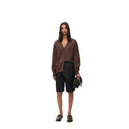 Women Pleated Shorts - Black