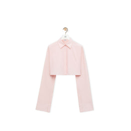 Women Cropped Shirt - Cotton Candy