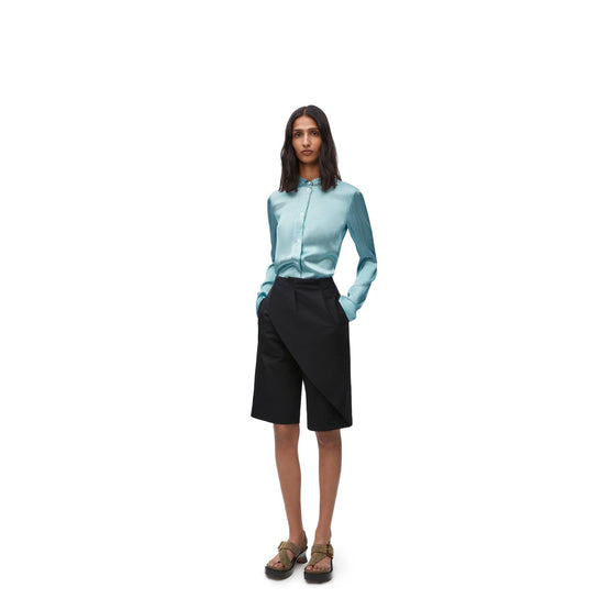 Women Shirt - Green/Blue/White