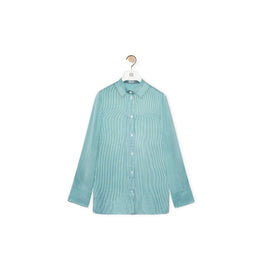 Women Shirt - Green/Blue/White
