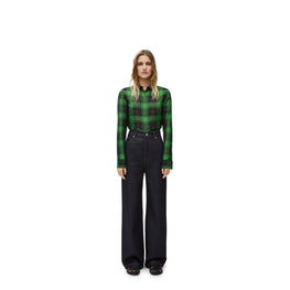 Women Shirt - Green/Black