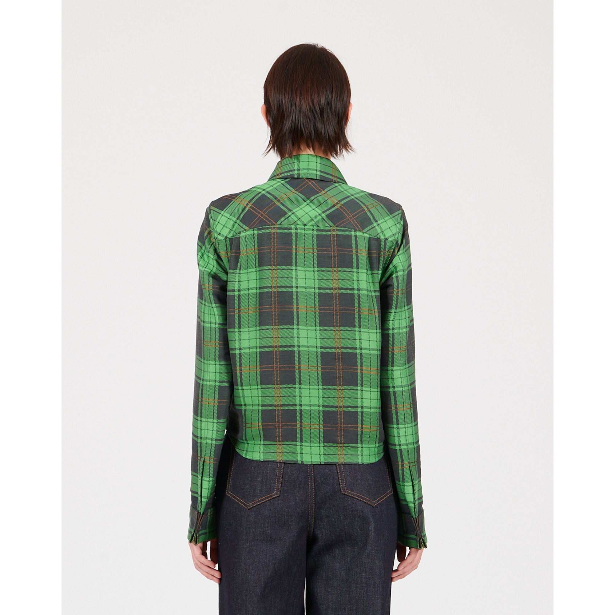 Women Shirt - Green/Black