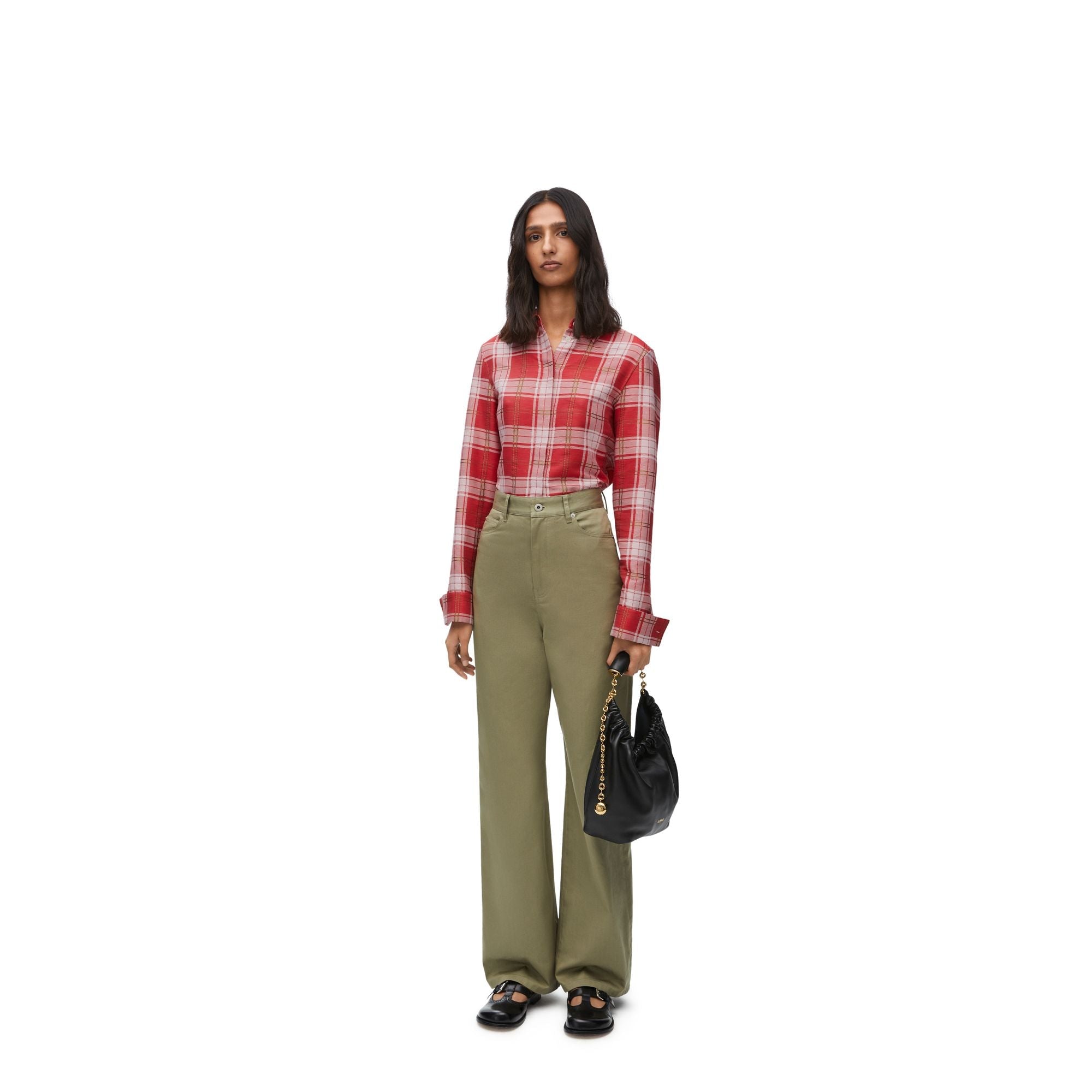 Women Shirt - Red/White