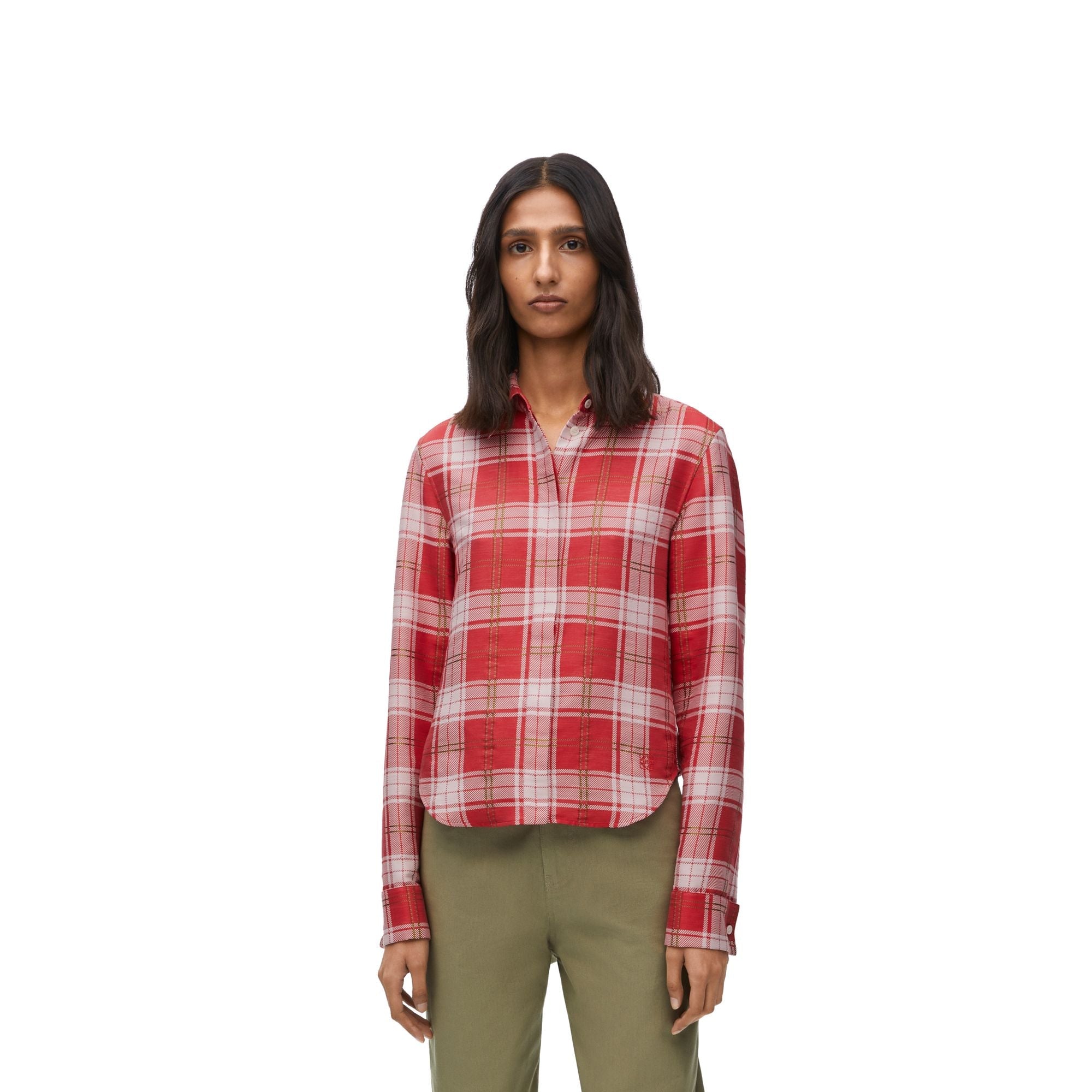 Women Shirt - Red/White