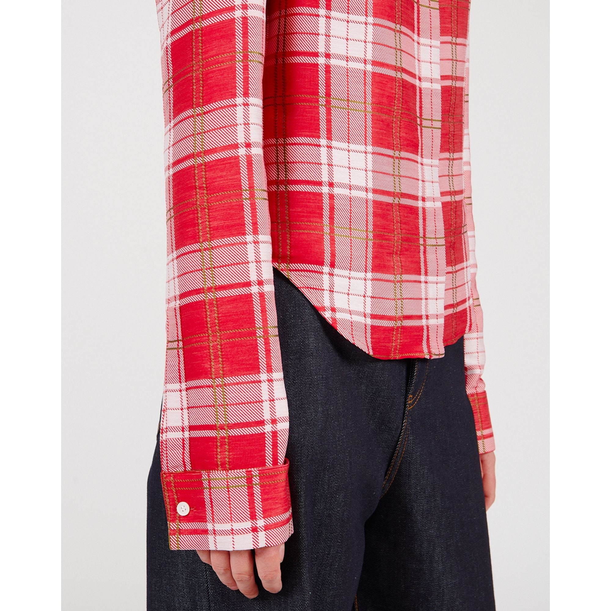 Women Shirt - Red/White