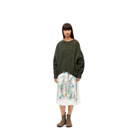 Women Skirt - White/Multicolor