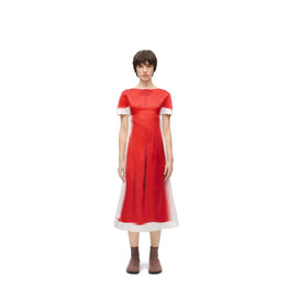 Women Blurred Dress - Red/White