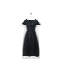 Women Blurred Dress - Black/White