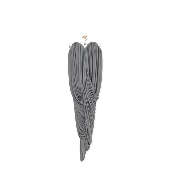 Women Bustier Dress - Dark Grey