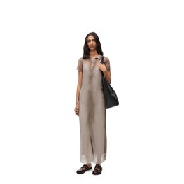 Women Polo Dress - Concrete