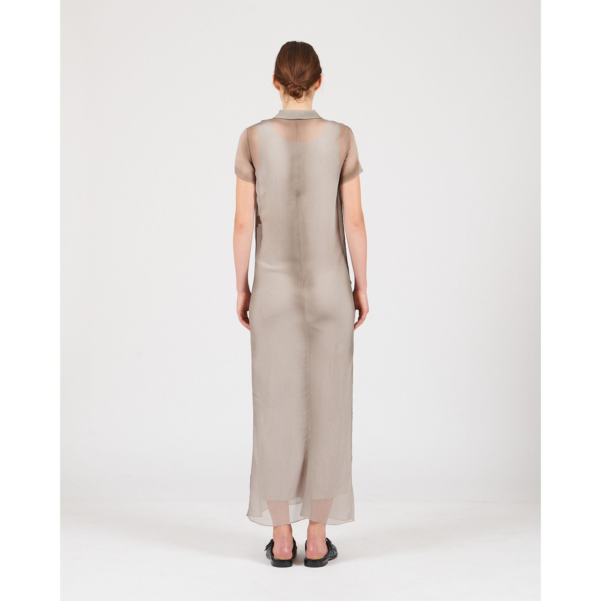 Women Polo Dress - Concrete