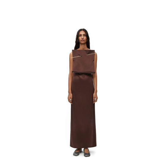 Women Pin Dress - Chocolate