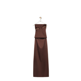 Women Pin Dress - Chocolate