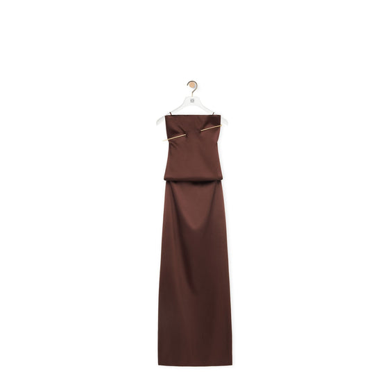 Women Pin Dress - Chocolate