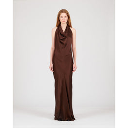 Women Scarf Dress Af - Chocolate