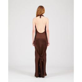 Women Scarf Dress Af - Chocolate