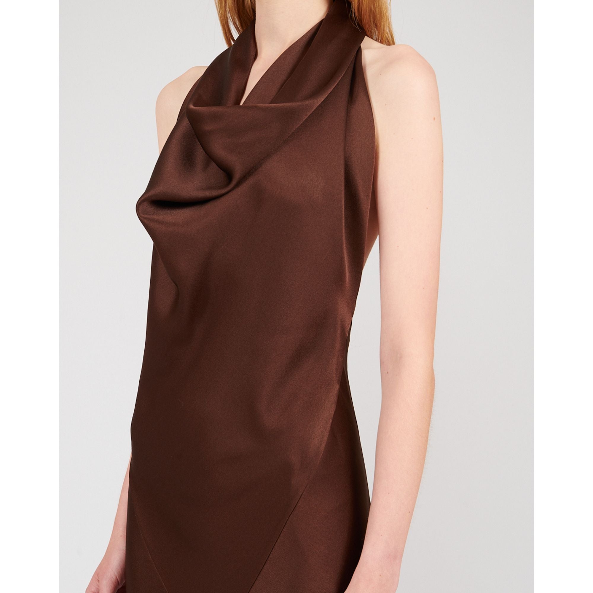 Women Scarf Dress Af - Chocolate